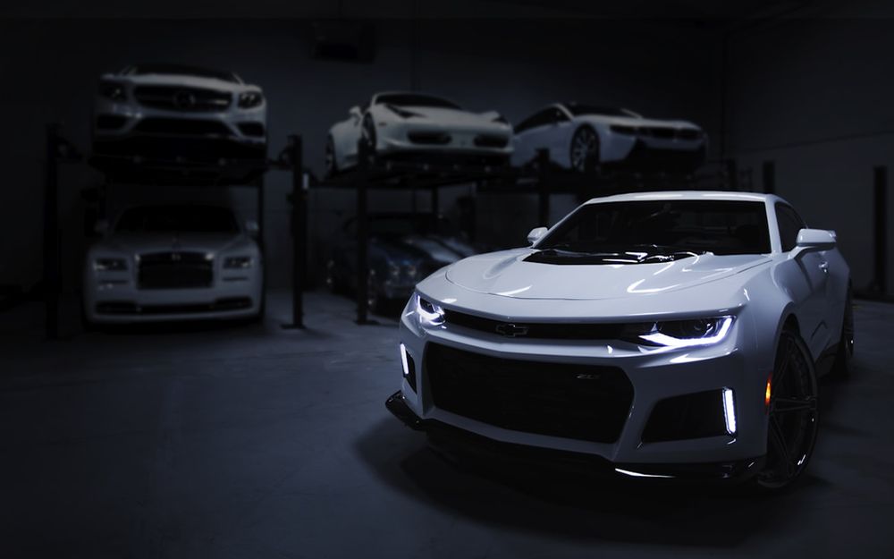Mockup de web de automotora