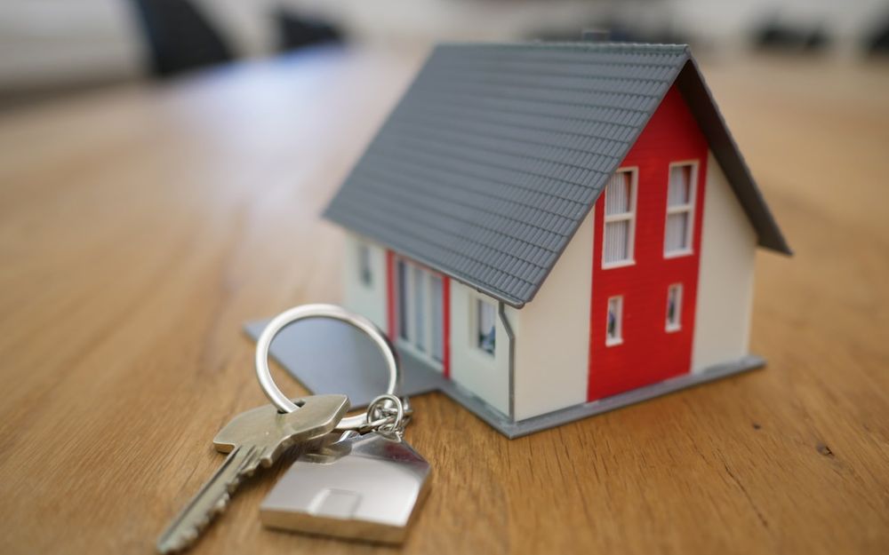 Mockup de web inmobiliaria