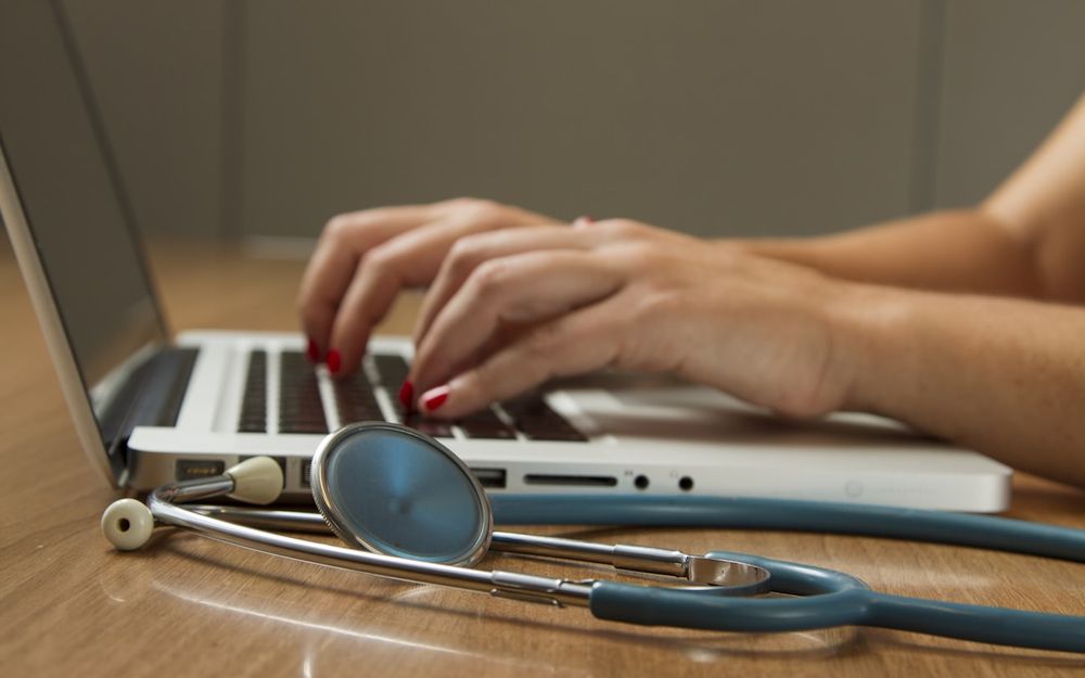 Mockup de web para salud y estética